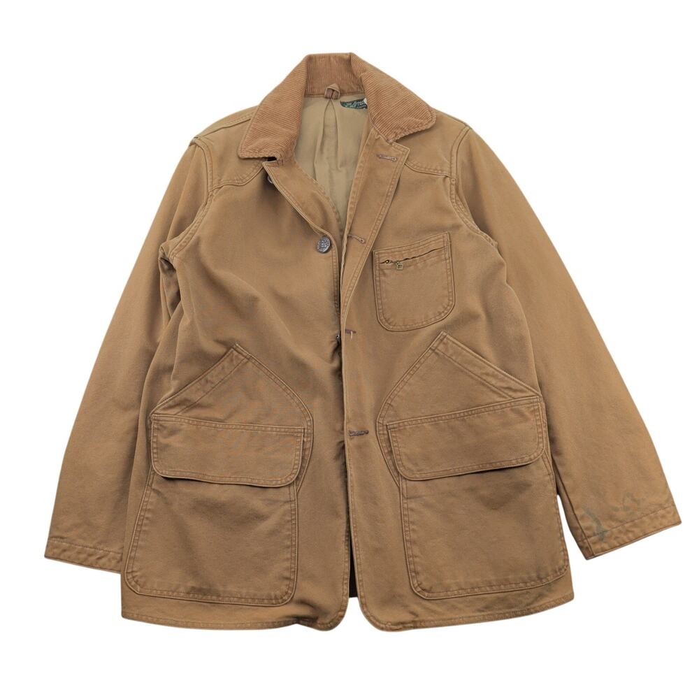 Sugar Cane Fiction Romance 13oz Brown Canvas Hunting Jacket Men's 42/XL